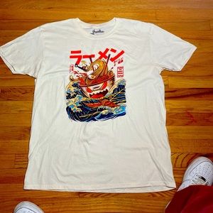 Men’s Ramen Noodles Graphic T-Shirt, Size L